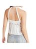 Anthropologie Floral Ivory Halter Top Size 0 - photo 2