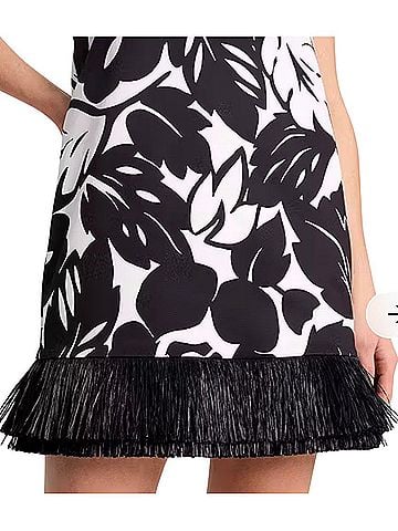 Kate Spade New York Tropical Foliage Raffia Dress Cocktail Dress (view 2)