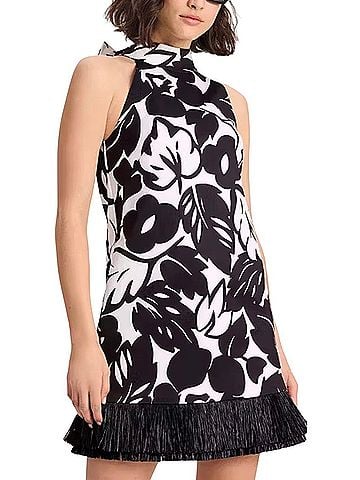 Kate Spade New York Tropical Foliage Raffia Dress Cocktail Dress (view 1)