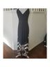 Chico's Print Black White Orange Casual Dress Size XS - photo 4