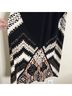 Chico's Print Black White Orange Casual Dress Size XS - photo 7