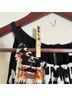 Chico's Print Black White Orange Casual Dress Size XS - photo 5