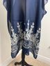 Jessica McClintock 100% Polyester Floral Blue Ivory Romper One size - photo 5