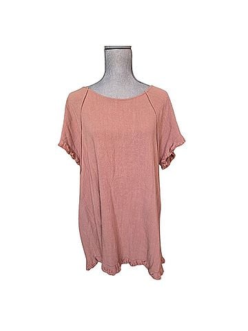 Umgee Short Sleeve Blouse (view 1)
