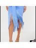 PrettyLittleThing Blue Formal Skirt Size 8 - photo 3