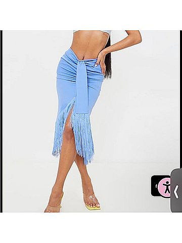 PrettyLittleThing Formal Skirt (view 2)