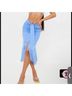 PrettyLittleThing Blue Formal Skirt Size 8 - photo 2