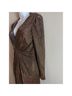 Mac Duggal 100% Polyester Solid Gold Brown Cocktail Dress Size 2 - photo 6