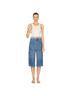 A.L.C. Solid Blue Denim Skirt Size 0 - photo 4