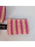 Bueno 100% Straw Stripes Pink Ivory Tote One size - photo 7
