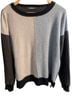 Amici 100% Cashmere Gray Tan Brown Pullover Sweater Size M - photo 1
