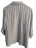 Divided by H&M 100% Cotton Stripes Blue White Blazer Size M - photo 2