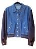 Liz Claiborne Blue Black Denim Jacket Size M - photo 1