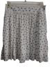 Cherokee 100% Rayon Paisley White Casual Skirt Size S - photo 1