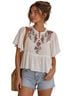 Zara White Blouse Size M - photo 1