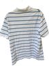 Ralph Lauren Stripes White Blue Short Sleeve Top Size L - photo 2