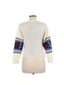 American Vintage 100% Acrylic Floral Red Ivory Pullover Sweater Size S - photo 2