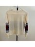 American Vintage 100% Acrylic Floral Red Ivory Pullover Sweater Size S - photo 5