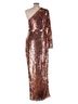 Mac Duggal 100% Polyester Gold Orange Cocktail Dress Size 12 - photo 2