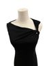 David Meister 100% Polyester Black Cocktail Dress Size 2 - photo 4