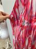 Athleta 100% Rayon Print Pink Casual Dress Size M - photo 8