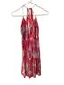 Athleta 100% Rayon Print Pink Casual Dress Size M - photo 2