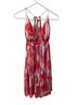 Athleta 100% Rayon Print Pink Casual Dress Size M - photo 1