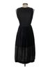 ETRO 100% Silk 56% Acetate 44% Viscose Black Cocktail Dress Size 4 - photo 2