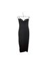 Nicholas Solid Black Cocktail Dress Size 2 - photo 6