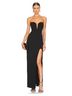 Nicholas Solid Black Cocktail Dress Size 2 - photo 3