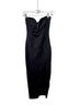 Nicholas Solid Black Cocktail Dress Size 2 - photo 4