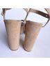 Stuart Weitzman 100% Suede Solid Tan Heels Size 8 1/2 - photo 7