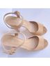 Stuart Weitzman 100% Suede Solid Tan Heels Size 8 1/2 - photo 3