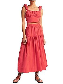 Abercrombie & Fitch Poplin Scrunch Skirt Set Casual Skirt (view 1)