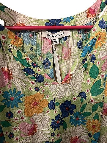 Rose + Olive Sleeveless Top (view 2)