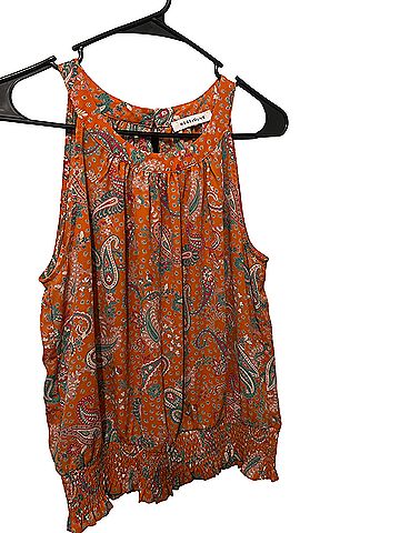Rose + Olive Sleeveless Top (view 1)