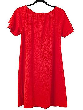 Madewell Texture &amp; Thread Tiered Sleeve Dress Casual Dress (view 2)