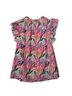 THML 100% Polyester Print Pink Orange Sleeveless Blouse Size S - photo 2
