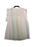 THML 100% Rayon White Pink Sleeveless Blouse Size M - photo 2