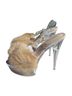 Cape Robbin Burgundy Tan Heels Size 10 - photo 4