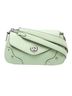 Coach 100% Leather Green Silver Shoulder Bag One size - photo 1