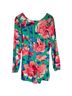 Lulus Floral Multi Color Romper Size S - photo 1