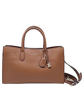 Michael Kors Michael Kors Scarlett Tote Bag in Brown Calf Leather (view 1)