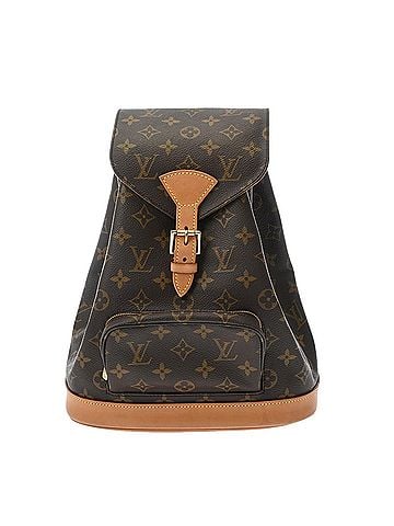 Louis Vuitton LOUIS VUITTON Louis Vuitton Monogram Montsouris MM Brown M51136 Women's Canvas Backpack/Daypack AB Rank Used Ginzo (view 2)