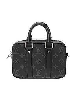 Louis Vuitton LOUIS VUITTON Louis Vuitton Monogram Eclipse Nano PDV Black M82770 Men's Canvas Shoulder Bag A Rank Used Ginzo (view 1)