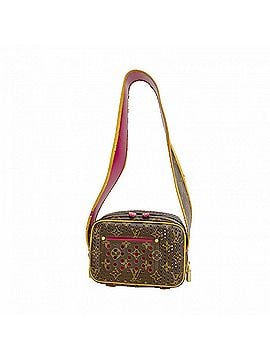Louis Vuitton Louis Vuitton Monogram Perfo Mini Trocadero Shoulder Bag M95175 Brown Fuchsia Women's (view 1)