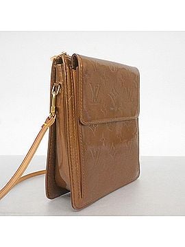 Louis Vuitton Louis Vuitton Vernis Mott Handbag M91138 Bronze Women's (view 2)