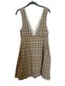 See By Chloé Plaid Tan Black Casual Dress Size 8 - photo 2