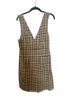 See By Chloé Plaid Tan Black Casual Dress Size 8 - photo 1