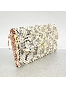 Louis Vuitton Louis Vuitton Damier Azur Portefeuille Emilie Long Wallet N41625 Rose Ballerine (Women's) (view 2)